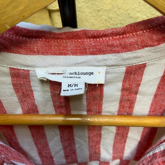 Red/ White Stripes Tops.Size- M - Picture 7 of 14